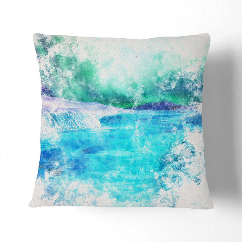 Square Throw Cushion, 40cm H x 40cm W x 15cm D, Stone