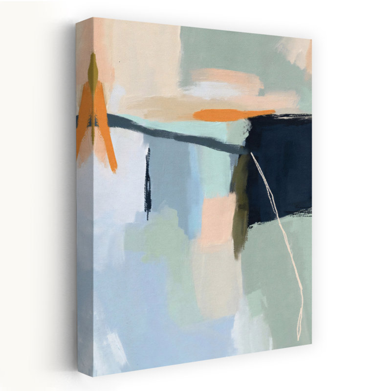 «Pastel Dream», art abstrait contemporain audacieux, 48" H x 32" W