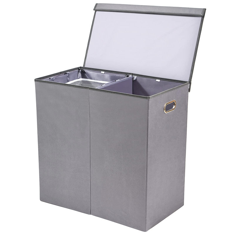 Laundry Hamper, Dark Gray