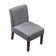 Ensemble de chaises d'appoint confortables en tissu avec table ronde en bois pour divers espaces