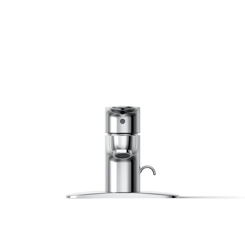 July Single-Handle Bathroom Sink Faucet with Escutcheon, Polished Chrome