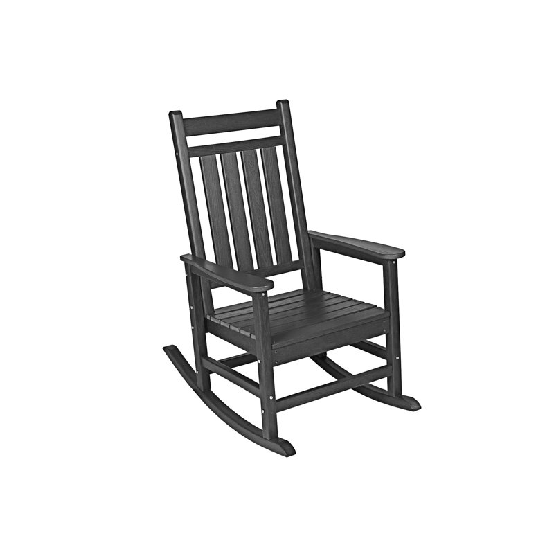 Ensemble de chaises berçantes 3 pièces, Gris