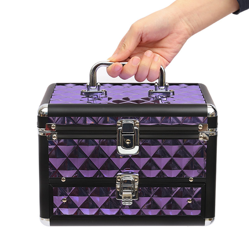Travel Case + Drawers, Purple