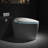 Bidet Included Smart Toilet, Auto Open/Close, Foot Sensor Operated, Siphonic Flushing, Led Display, Bathroom Essential Embedded Open/Close Seat, Sensor, 1.28 Warm Air Dryer, Upgrade-121599379
