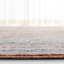 Tapis 100% polyester rouille / bleu tissé à la machine Laura Ralph Lauren-55807172
