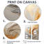 Peinture abstraite or et blanc en spirale I - art mural moderne-1074245668-1074245671-1074245670