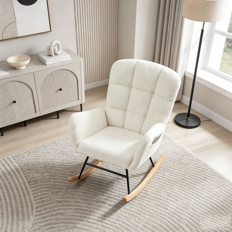 Fauteuil à bascule Teddy
