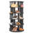 5-Tier Rotating Shoe Rack Tower 360° Spinning Shoe Display Carousel Black