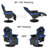 Inbox Zero Reclining Ergonomic Swiveling PC & Racing Game Chair with Footrest-1158462533