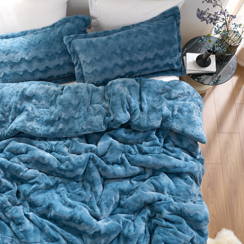 Arctic Sea - Coma Inducer® Oversized Comforter Set - Blue Surf, Queen