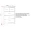 Henryville 80cm W 5 - Drawer Chest of Drawers-652133117