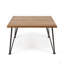 Table basse industrielle en bois et métal Zion, table basse industrielle et rustique