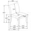 Chaise d'appoint de salle à manger rembourrée Conifer (ensemble de 2)-808775876