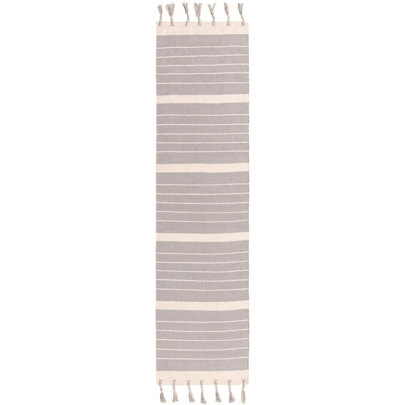 Tapis en coton Yellville, Tapis de couloir 2 pi 7 po x 10 pi