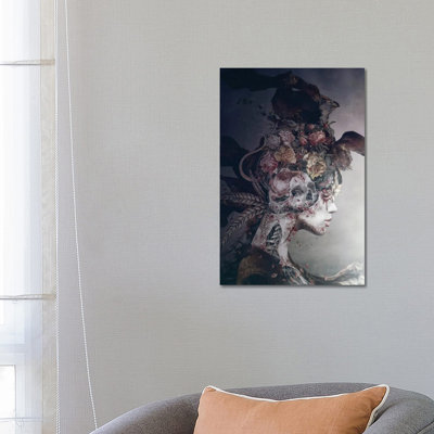 Broken Queen by Riza Peker - Wrapped Canvas Print