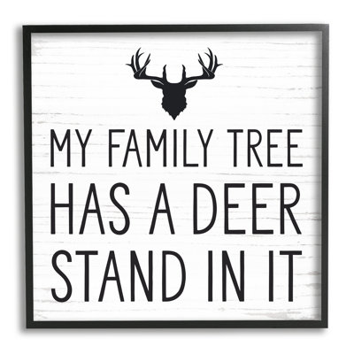 «Witty Deer», citation de bois rustique Lodge