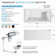 Transolid Unity AFR 60-in x 32-in x 22-in Alcove Acrylic Bathtub Kit With Left Hand Drain, White/Brushed Nickel