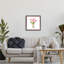 Cadre flottant avec bouquet de lis roses, design par Adrienne Morris-30765290-30765289