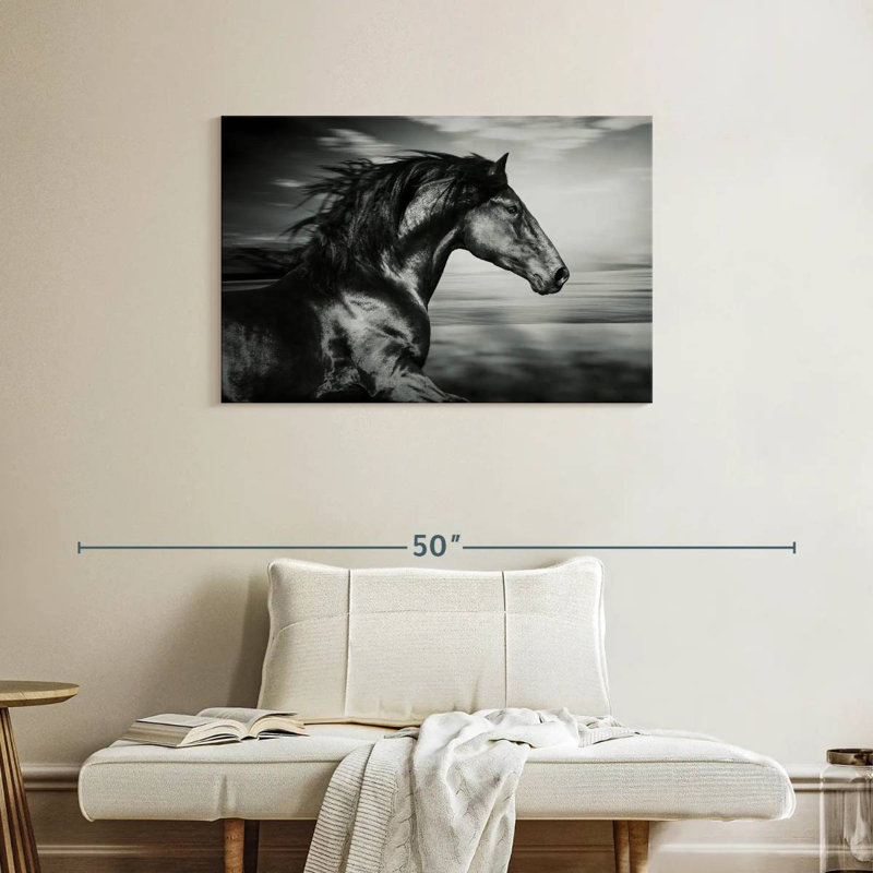Brampt Thoroughbred, 24" H x 36" W