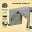 Abri de jardin extérieur, tente de style Pop Up