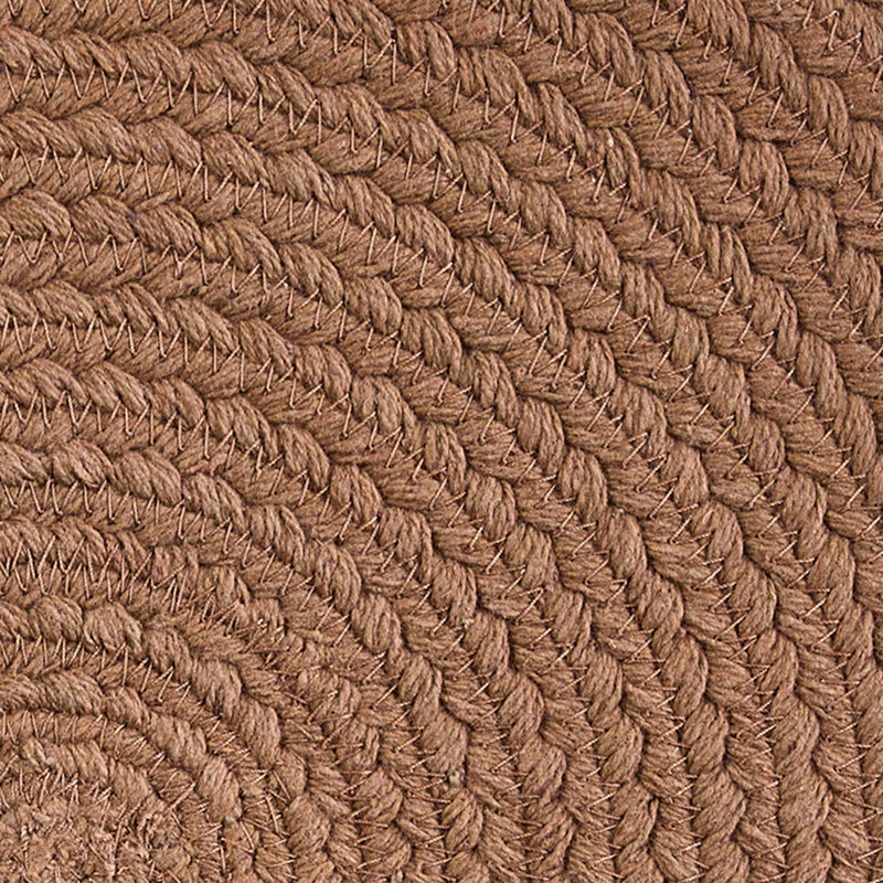  Essex Burro Braided Table Runner 15" x 54", Brun