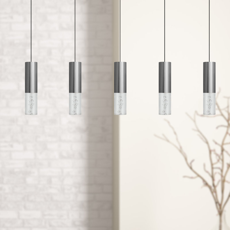 Rathi 5 - Light Kitchen Island Pendant, Nickel