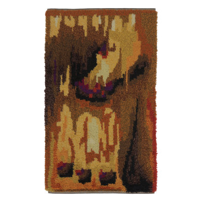 Scandinavian One-of-a-Kind 3'5x6'1 Hand Knotted Area Rug
