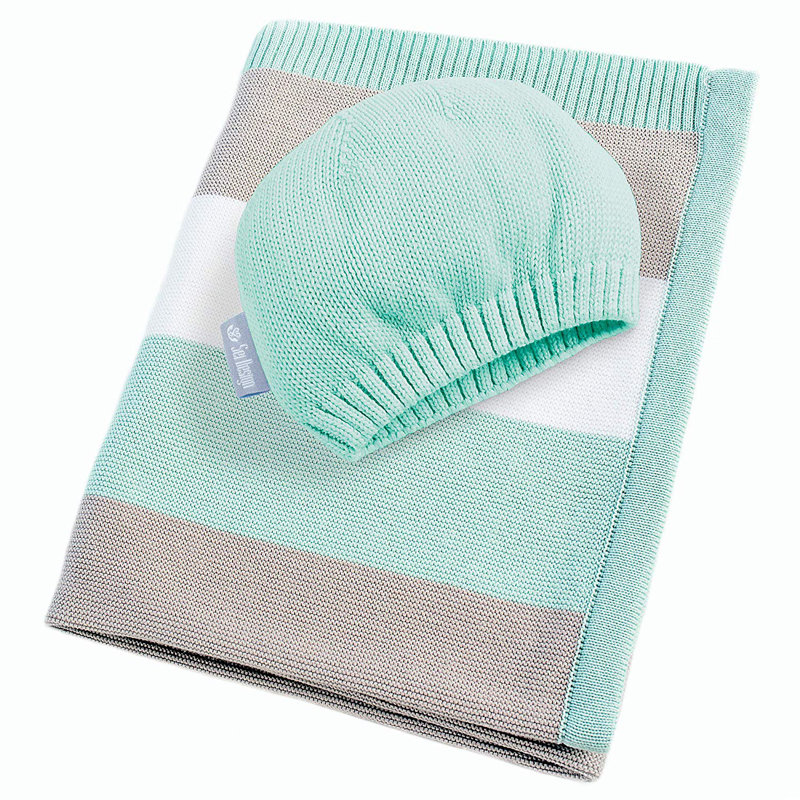 Cotton Baby Blanket, Green