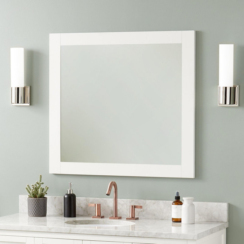 Fallbrook Vanity Mirror, Soft White, 31.5" x 34"