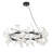 Ladetra Eclectic 8 Light Floral Petal Chandelier-1990831341