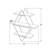 Arlow Geometric 24" Solid Wood Floating Shelf