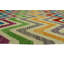 Tapis vert / rouge / jaune en laine noué à la main de conception unique 8 pi 3 po x 9 pi 7 po Jamyleth