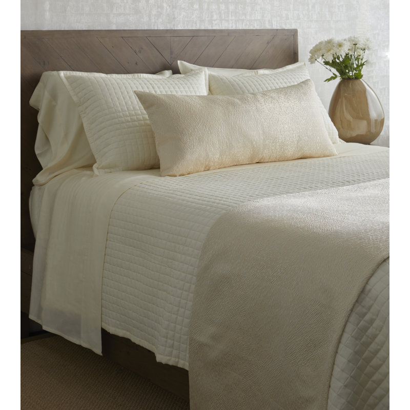Array Polyester Bedding Set, Cream