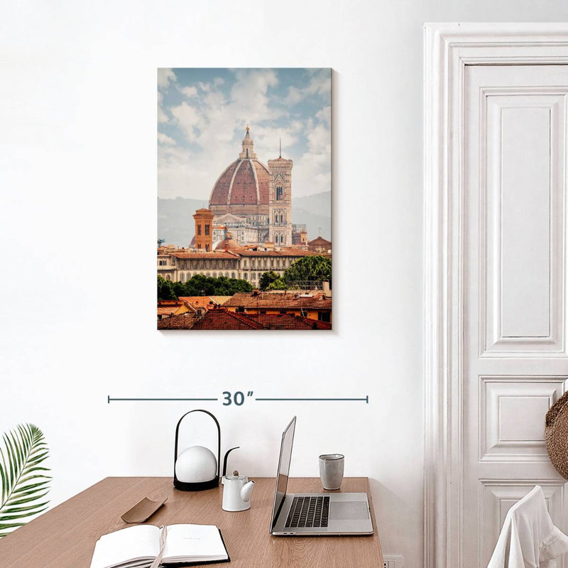 Cathedral In Florence, 30" H x 20" W