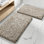 Ensemble de tapis de salle de bain de luxe, tapis de bain en microfibre absorbante douce, tapis de douche antidérapants pour plancher de salle de bain, tapis à poils longs pelucheux à séchage rapide lavables à la machine