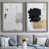 Toile avec cadre gris