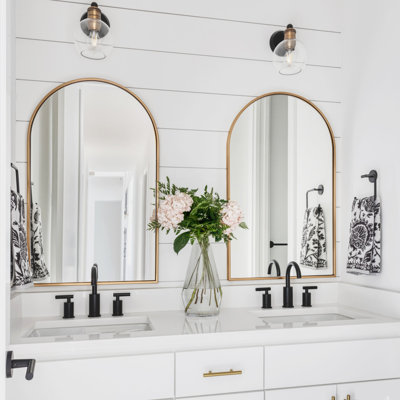 Arch Metal Arched Wall Mirror