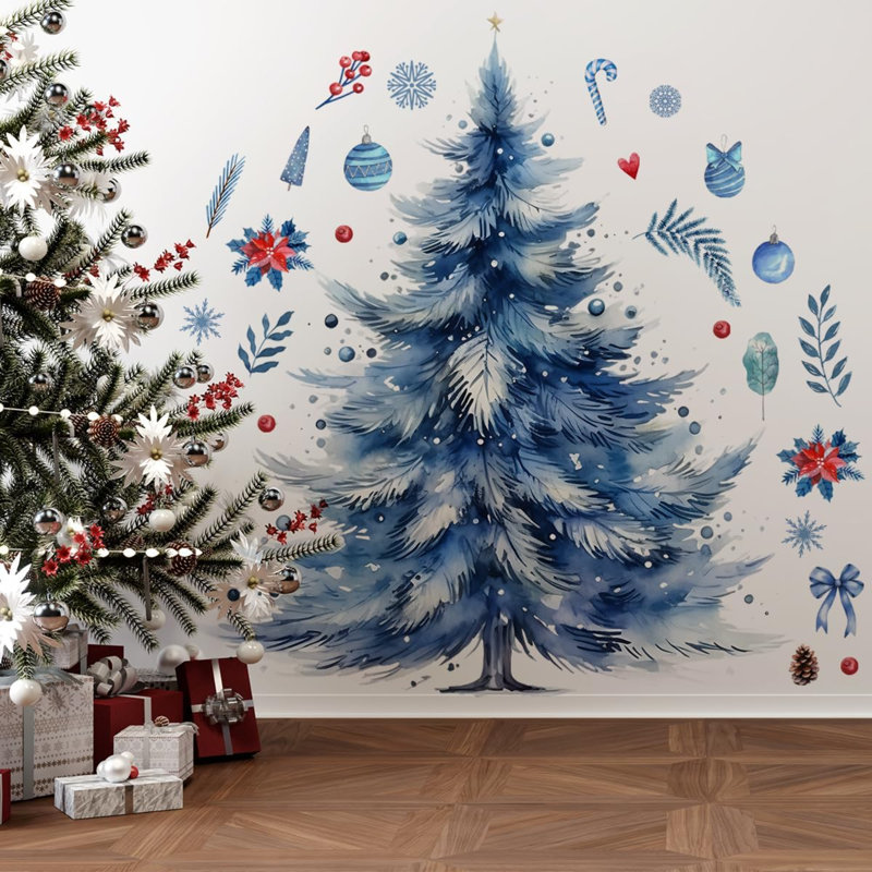 Adhésif décoratif arbre de Noël