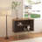 Sideboard Buffet Cabinet With Sliding Doors, Mid Century Modern Credenza With 2 Tambour Doors, Minimalist Accent Storage Cabinet For Living Room, Media Console With Storage,-717508611