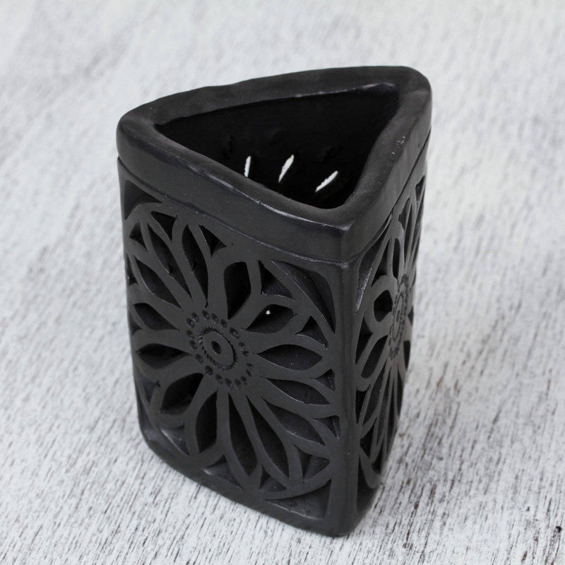 Porte-crayon en céramique oaxacan crépuscule Amia