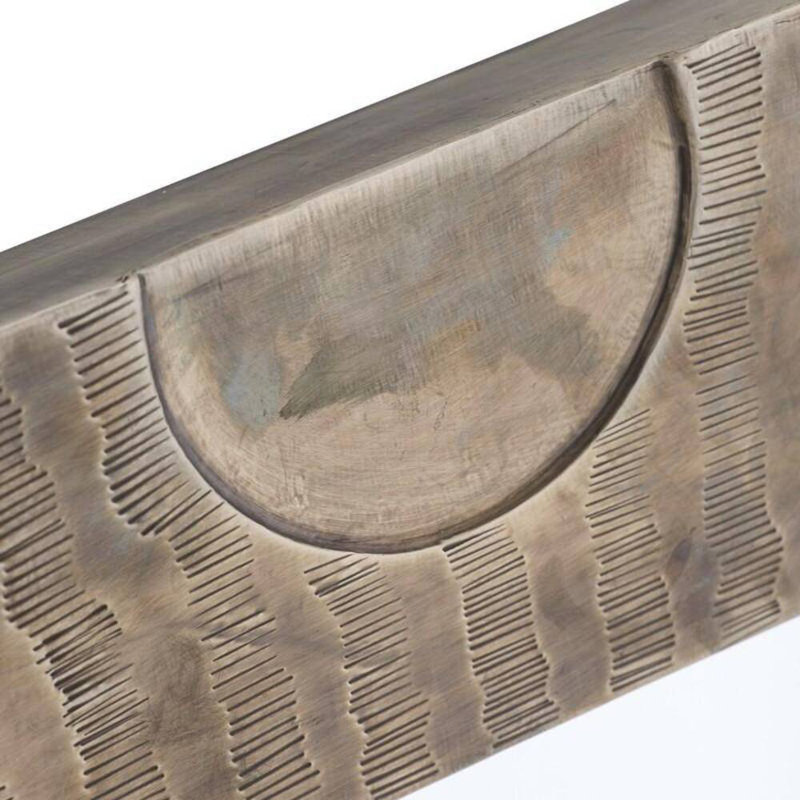 Kiernan Decagon Brass Mirror