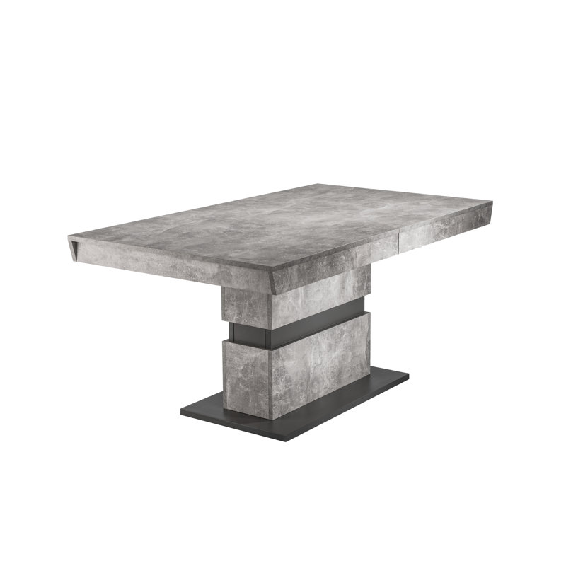 Fauve Dining Table, 75cm H x 140cm W x 90cm D, Grey