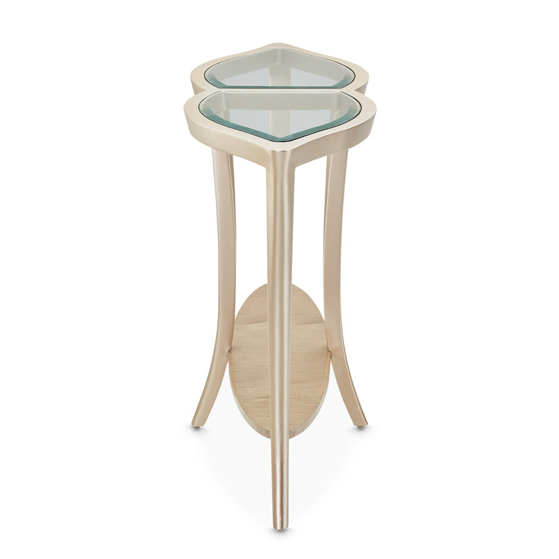 Malibu Crest 61'' W Glass Console Table