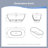 69'' x 29'' Freestanding Soaking Solid Surface Bathtub-88251905