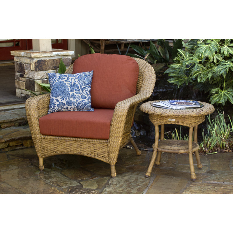 Outdoor Lounge Chair, Java, Toile Minérale Bleu
