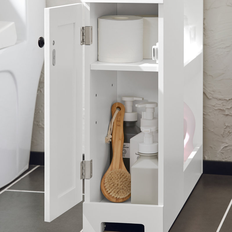 Magavern Bathroom Cabinet, White