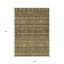 Tapis intérieur lavable rayé beige 9 pi x 12 pi