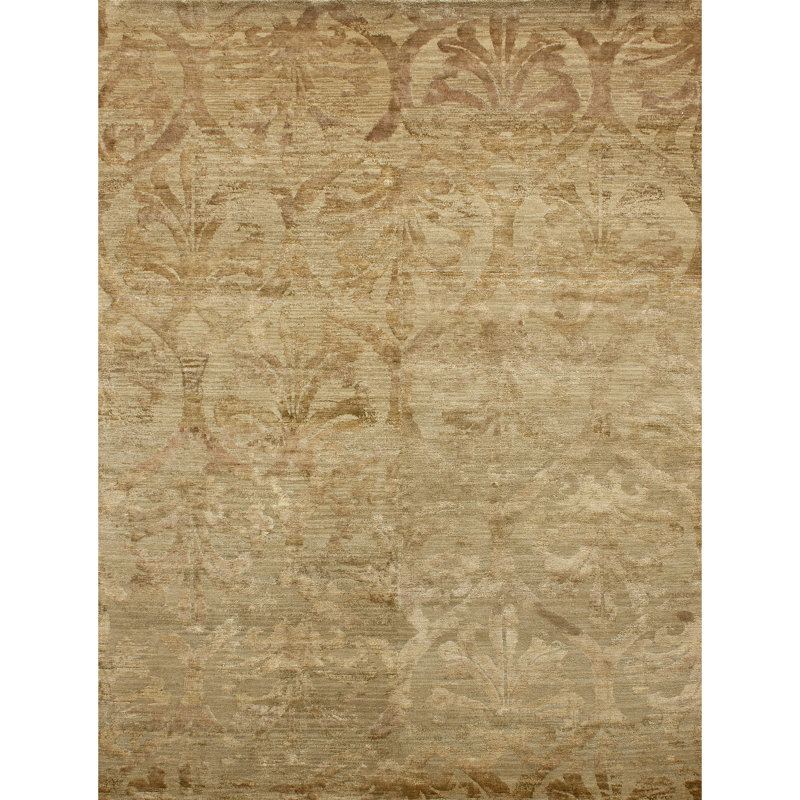 Tapis noué à la main de haute qualité, Rectangle 6 pi x 9 pi