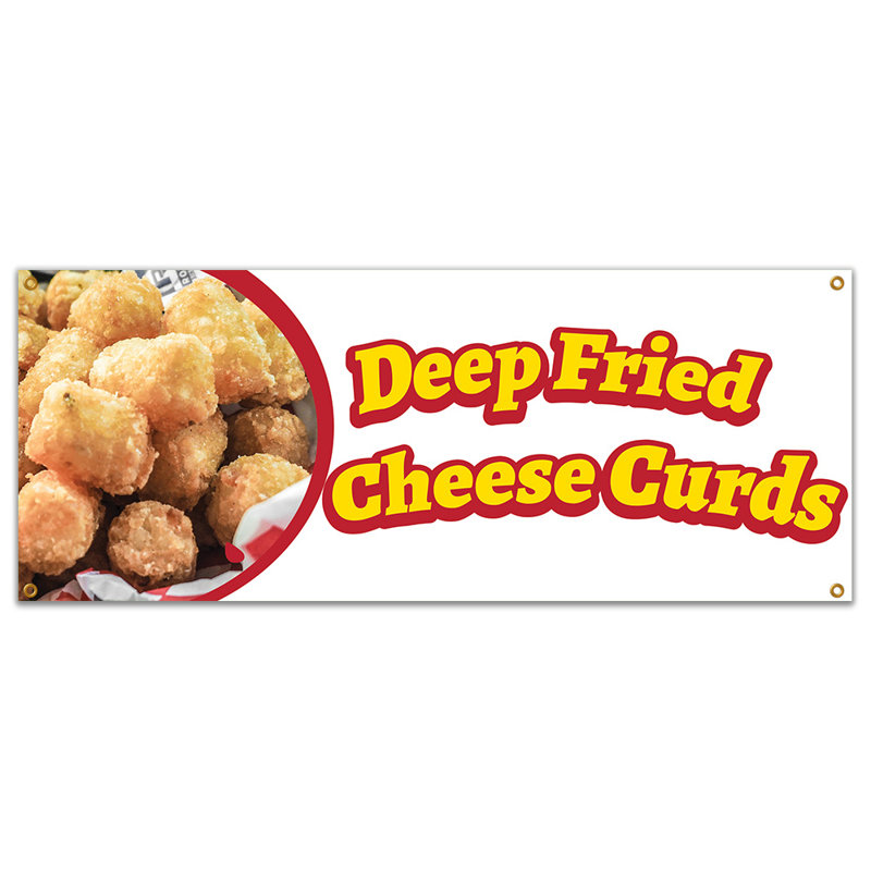 Deep Fried Cheese Curds Banner