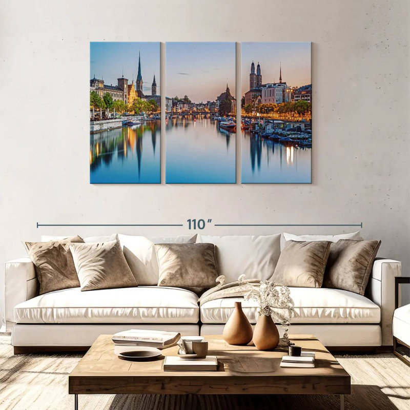 Sebbie Limmat River, 48" H x 74" W